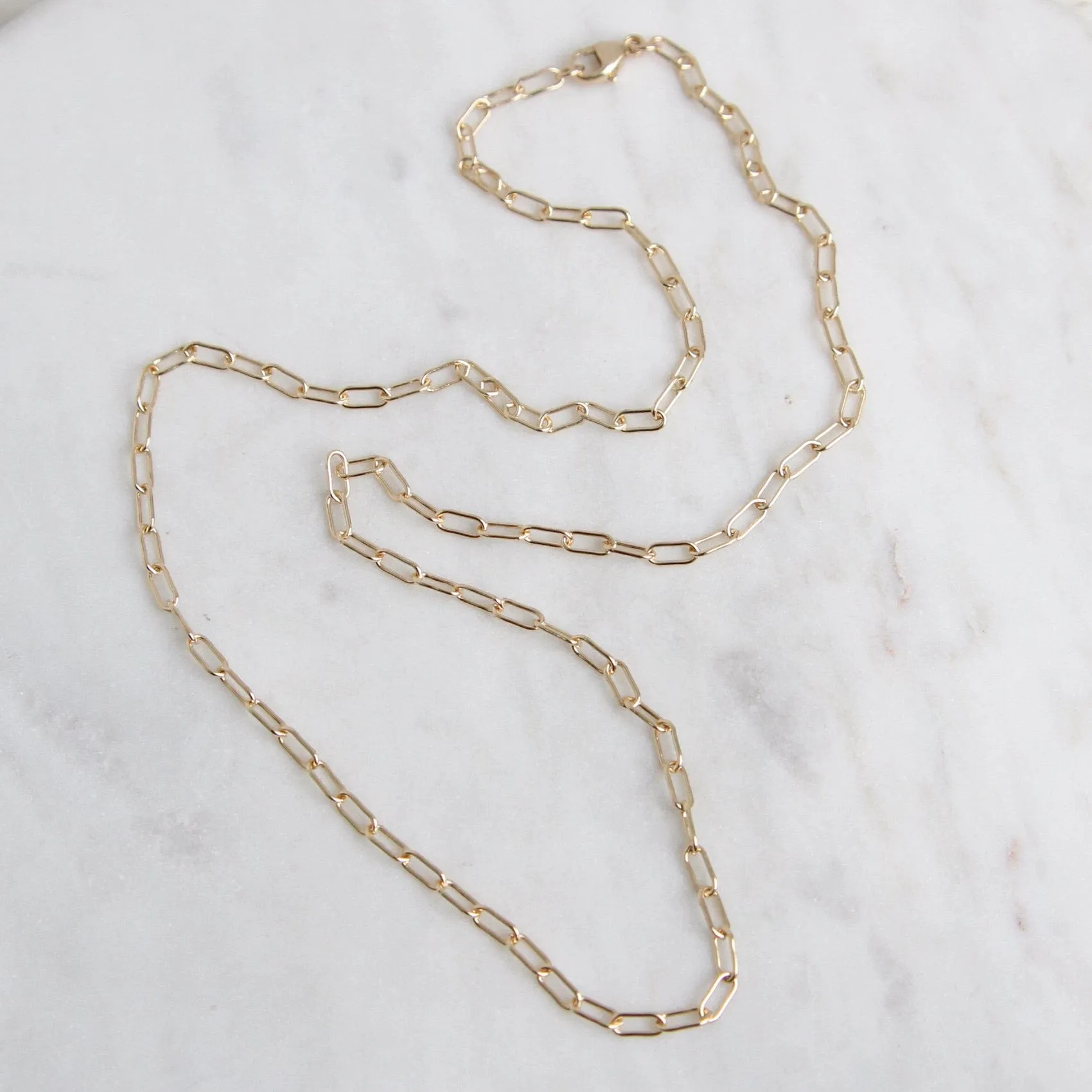 14k Yellow Gold Link Chain ~ 18" 2.6mm