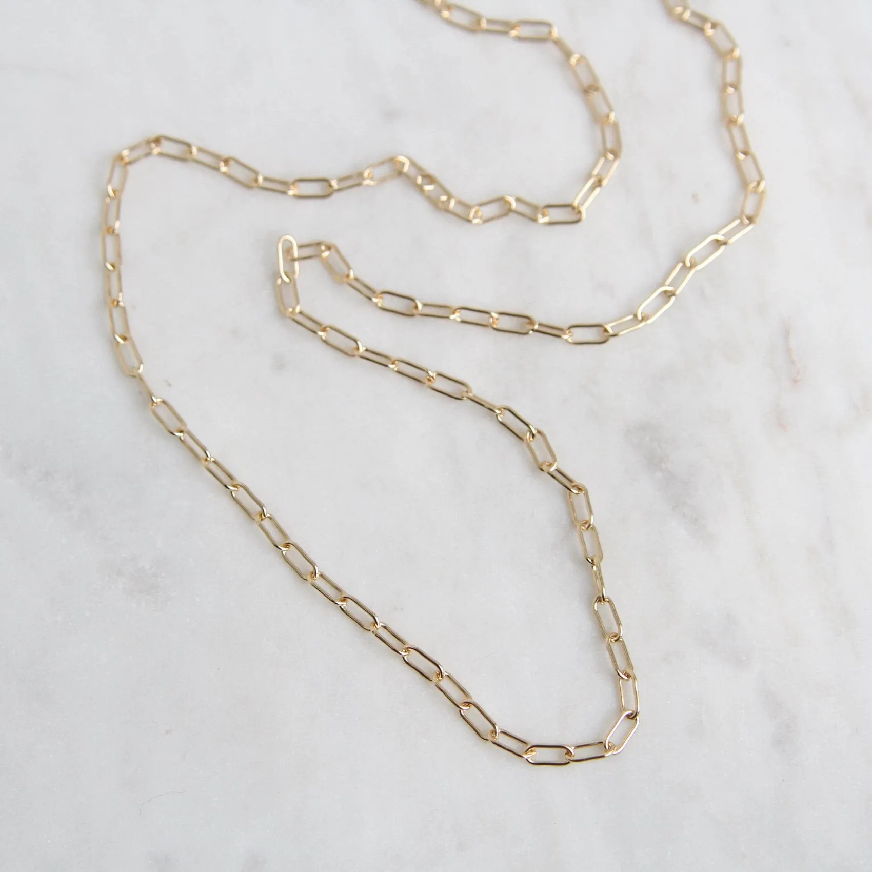 14k Yellow Gold Link Chain ~ 18" 2.6mm