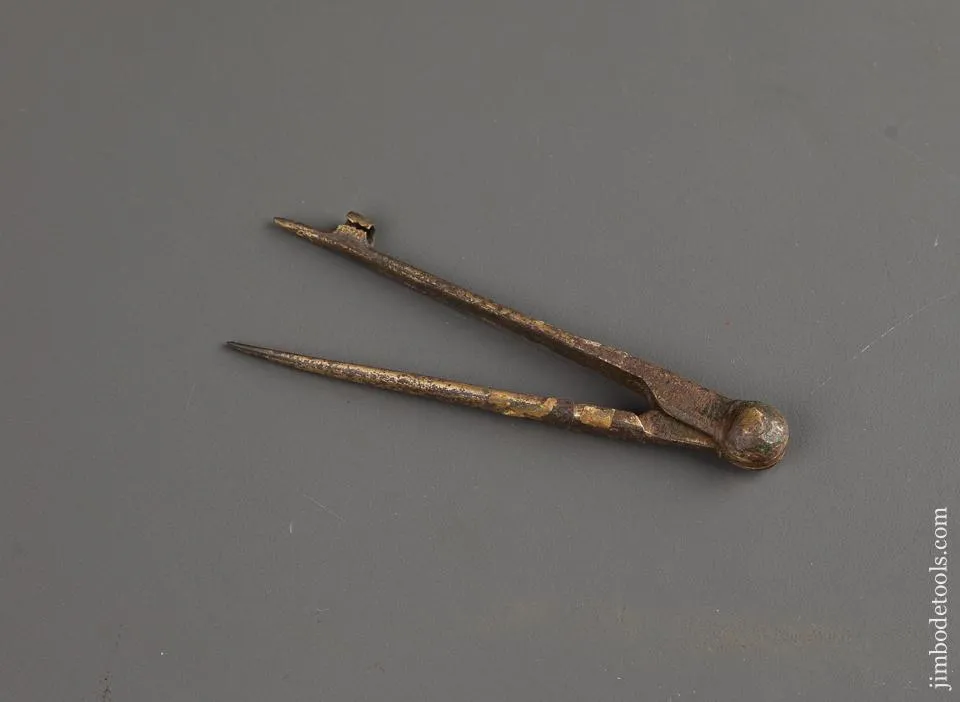 18th Century All-Brass 3 3/4 inch Dividers - 78528RU