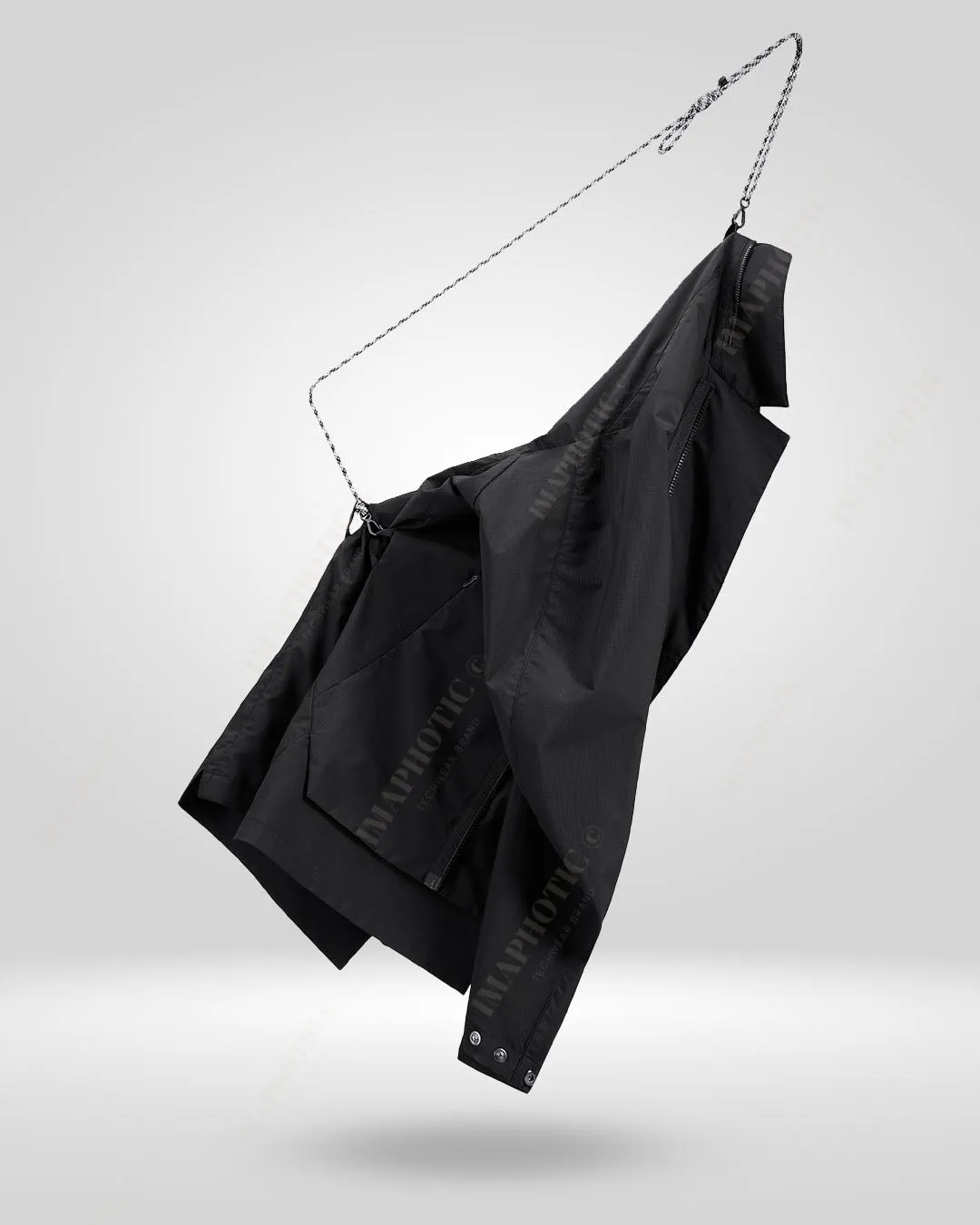 2-in-1 Harrington Tactical Jacket Converts to Waterproof Sling Bag