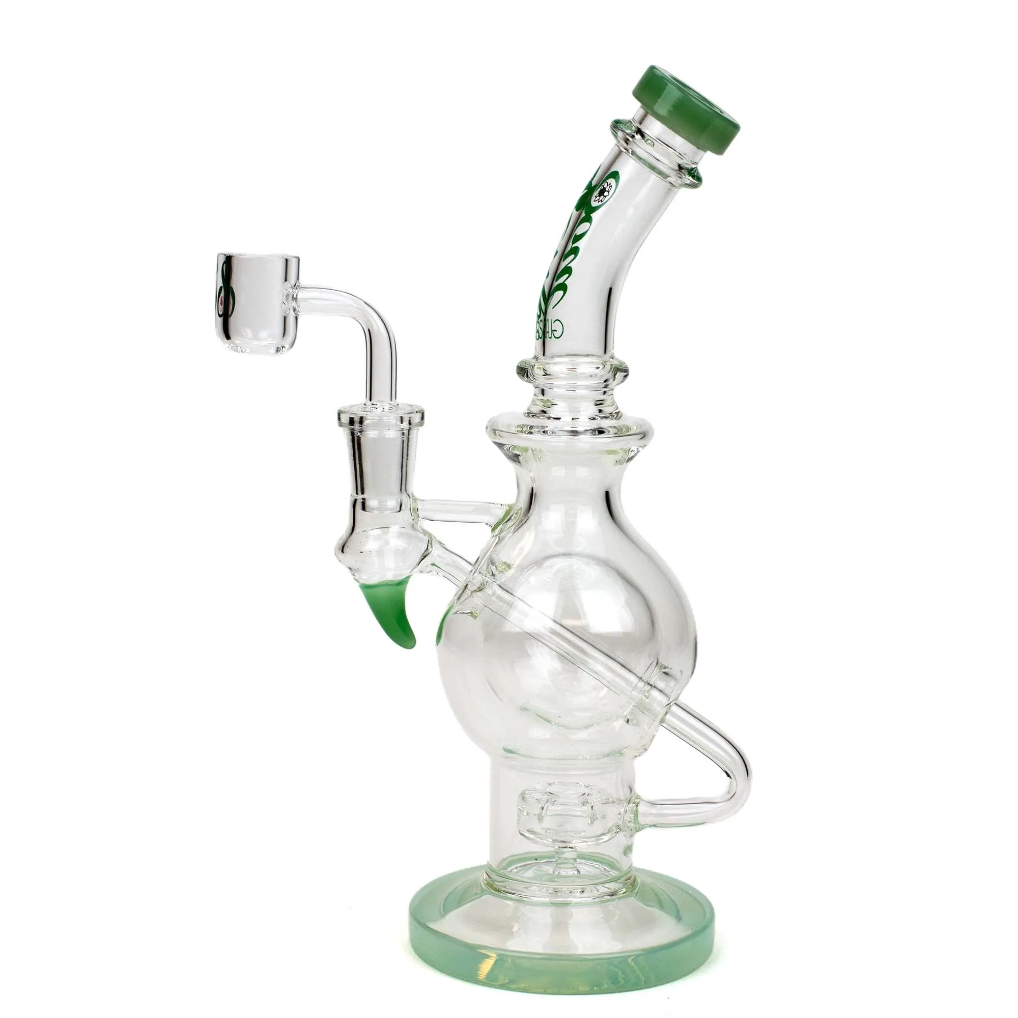 9.5" SOUL 2-in-1 Double Glass Sphere Recycler