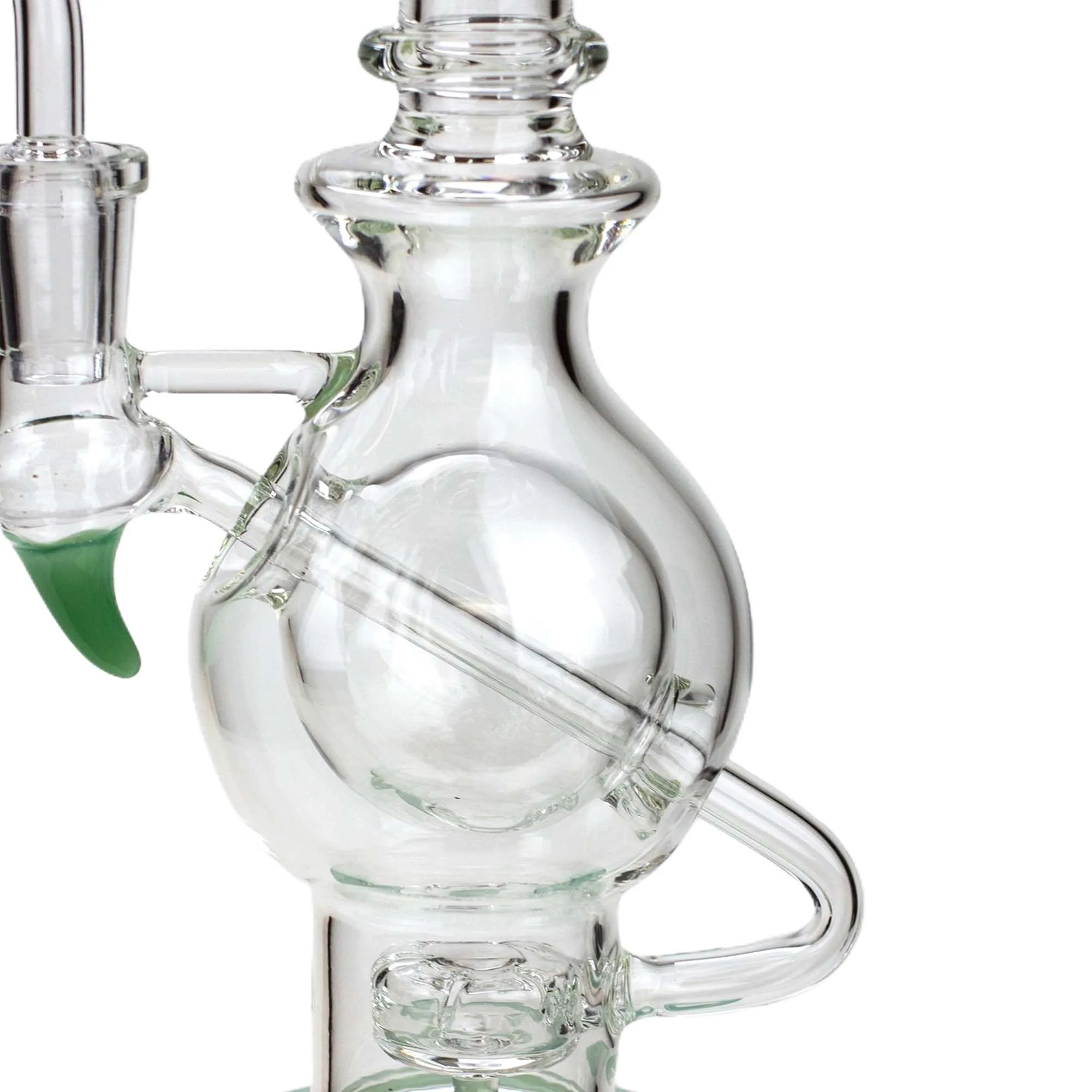 9.5" SOUL 2-in-1 Double Glass Sphere Recycler
