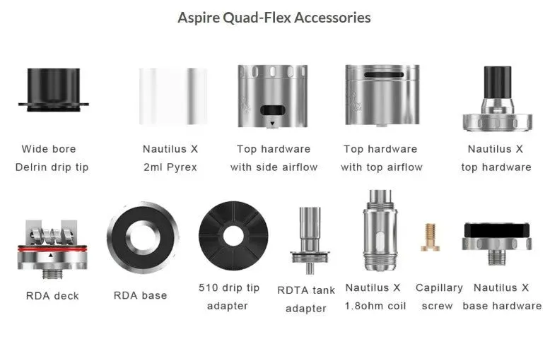 Aspire Quad-Flex Survival Kit
