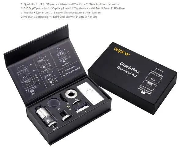 Aspire Quad-Flex Survival Kit