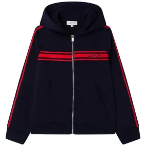 Boys Black / Red Cardigan