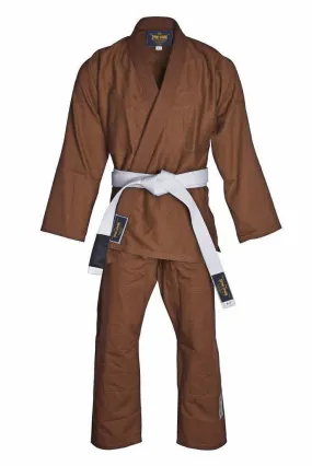 Brown Color Custom Brazilian JIU-JITSU KIDS GI/ BJJ KIMONO