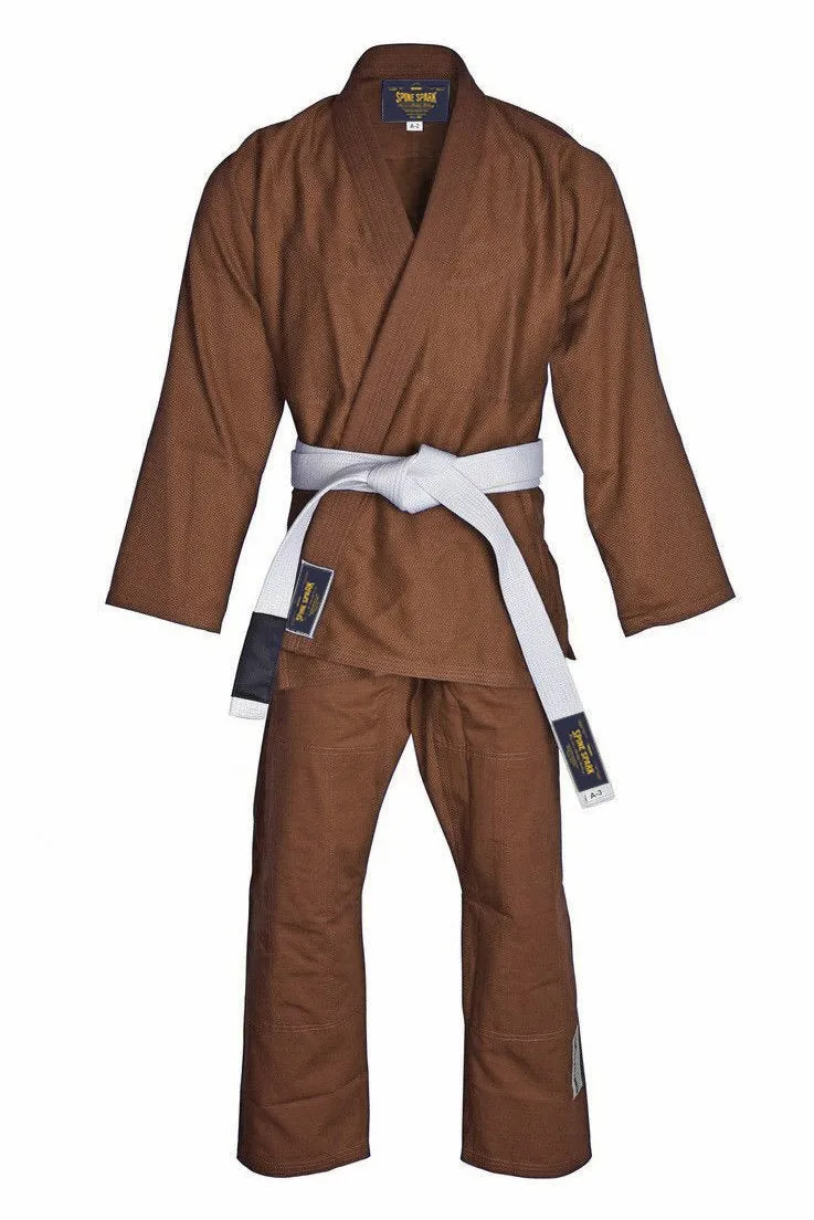Brown Color Custom Brazilian JIU-JITSU KIDS GI/ BJJ KIMONO