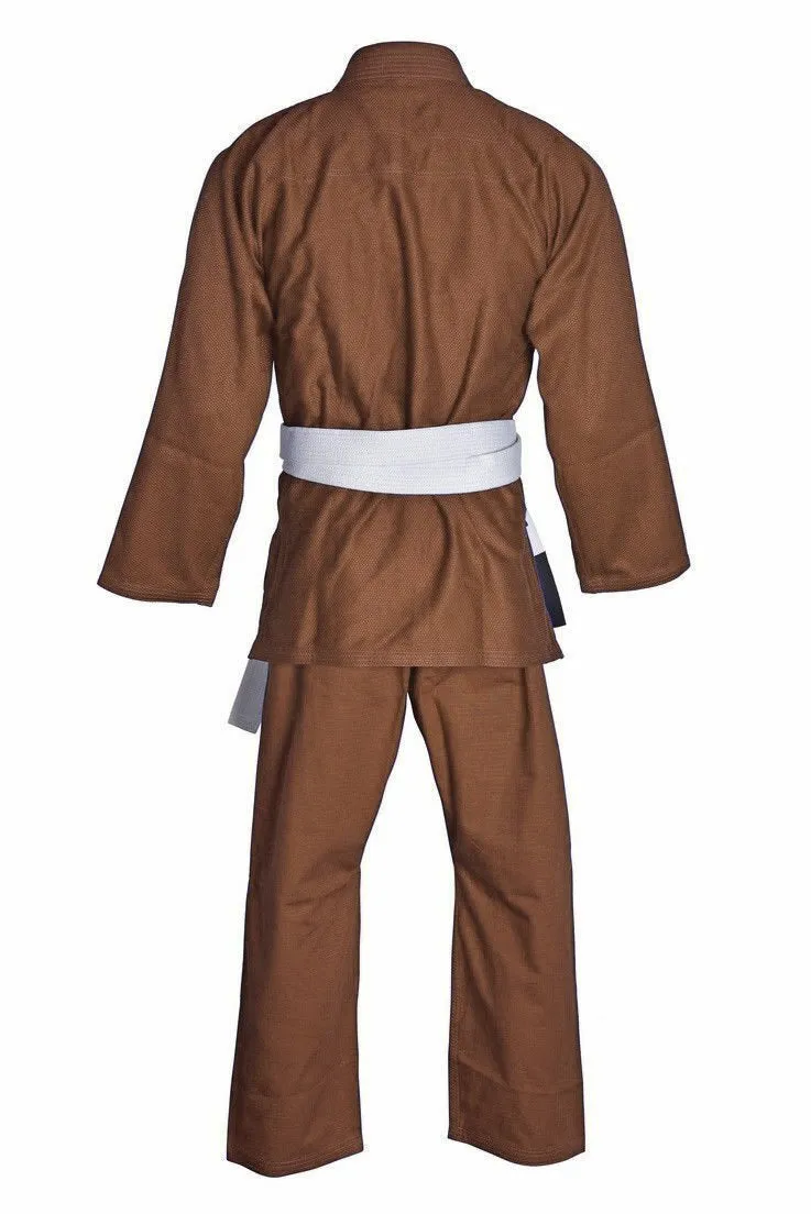 Brown Color Custom Brazilian JIU-JITSU KIDS GI/ BJJ KIMONO