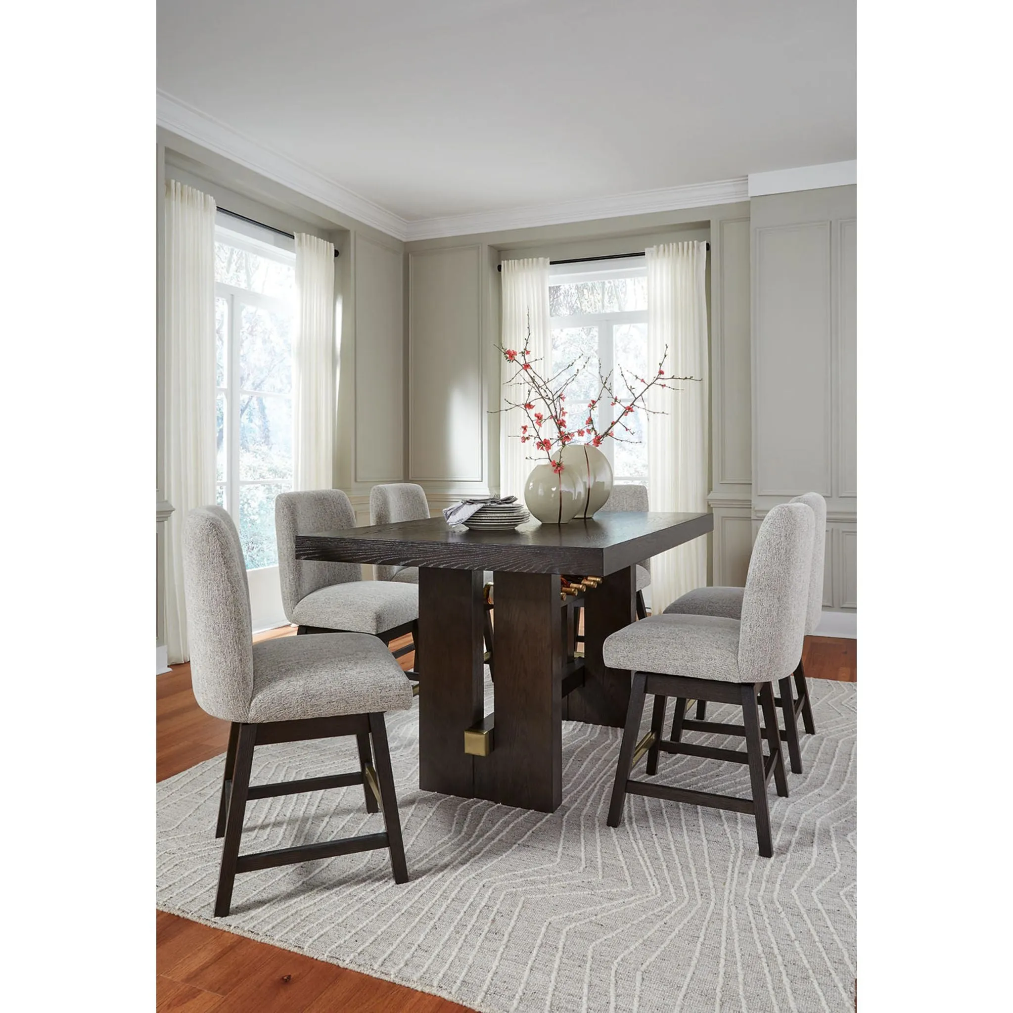 Burkhaus 5 Piece Counter Height Dining Set