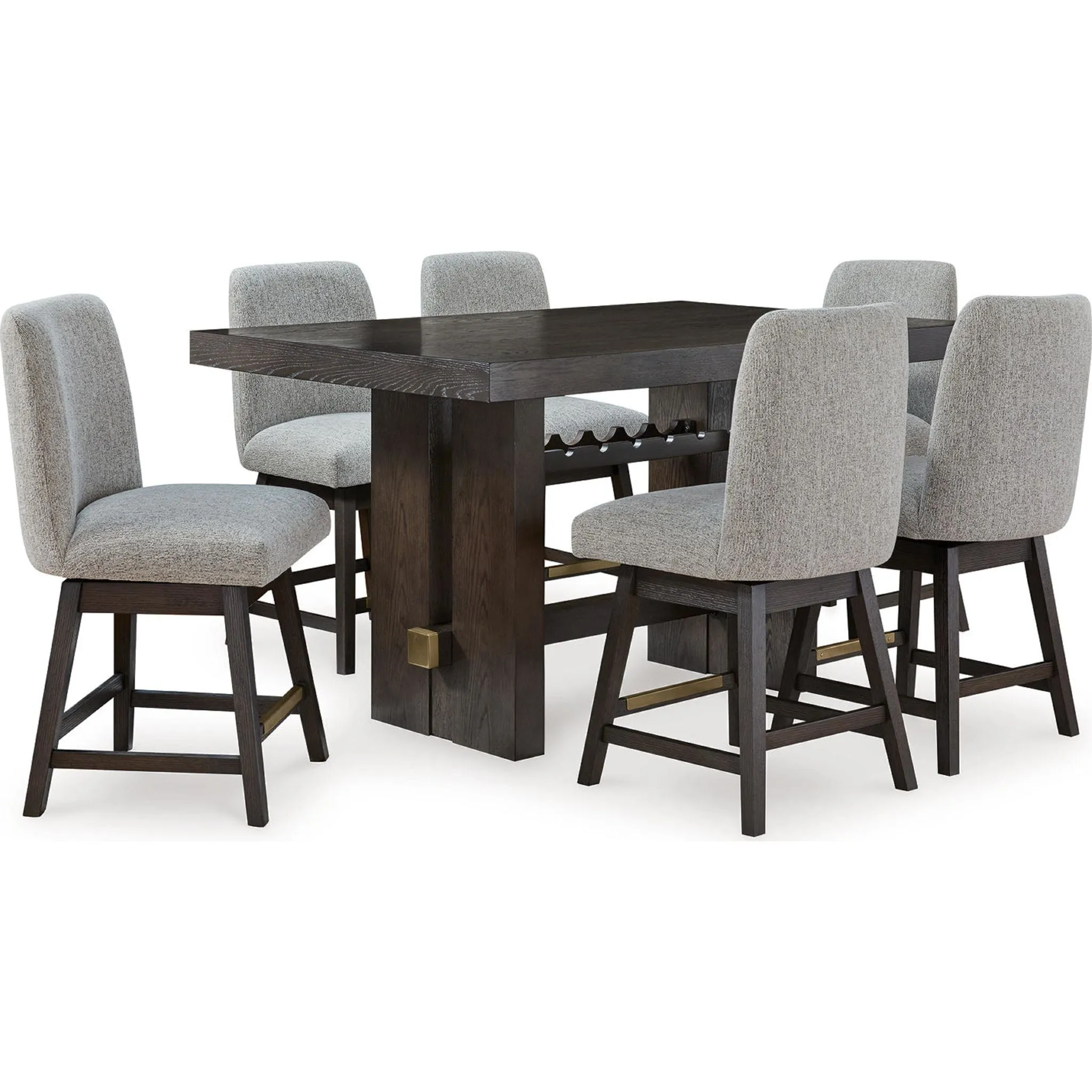 Burkhaus 5 Piece Counter Height Dining Set