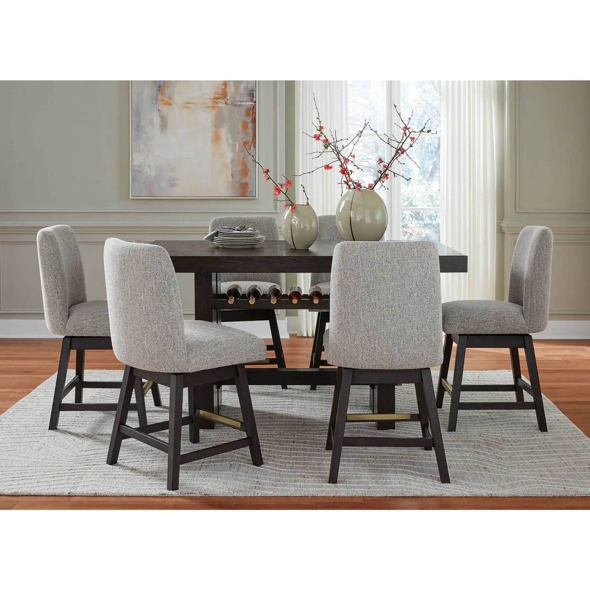 Burkhaus 5 Piece Counter Height Dining Set