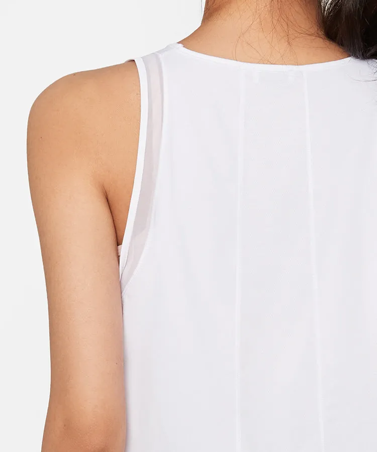 Echo Mesh Jacquard Running Tank | Women's Sports Tank