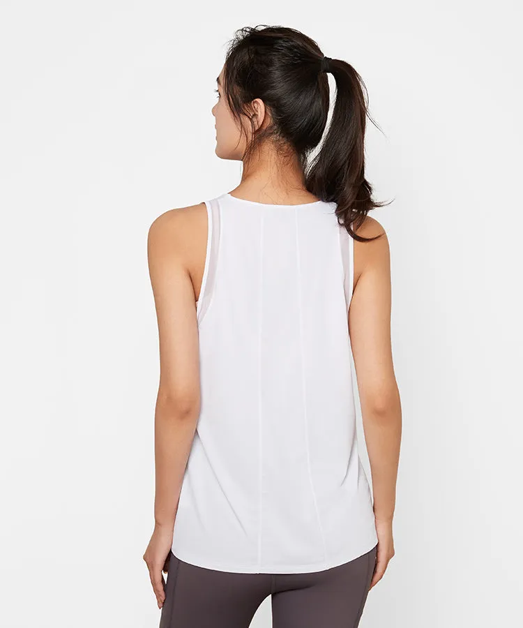 Echo Mesh Jacquard Running Tank | Women's Sports Tank