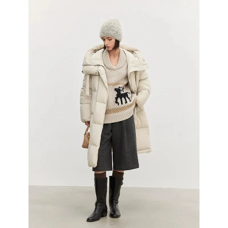 Elk Jacquard Wool Sweater
