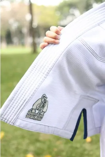 FLUORY BJJF30 JIU JITSU GI JUNIOR SIZE XXS-XL WHITE