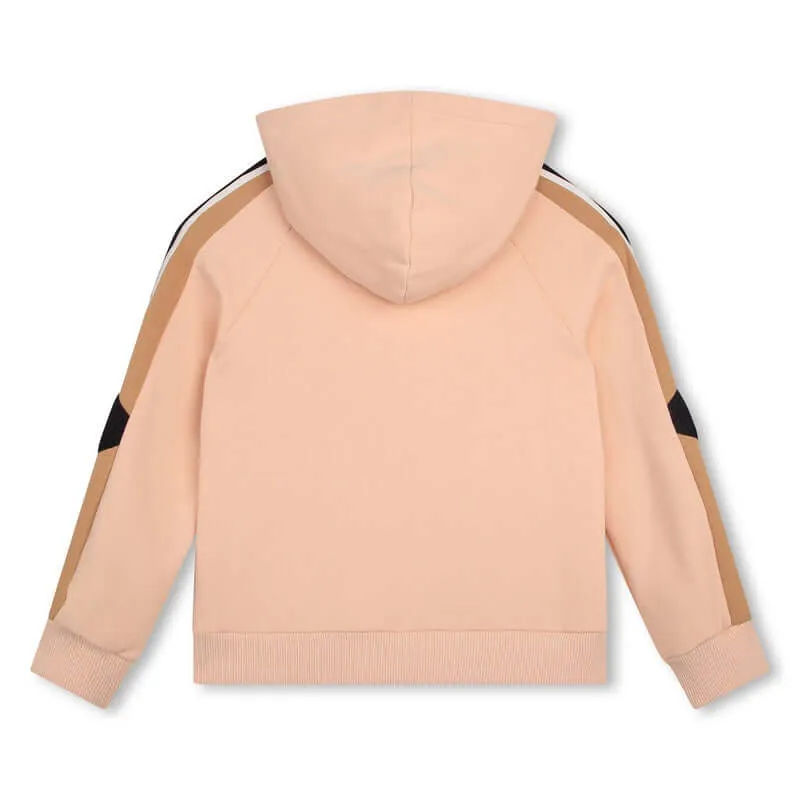 Girls Peach Organic Tracksuit