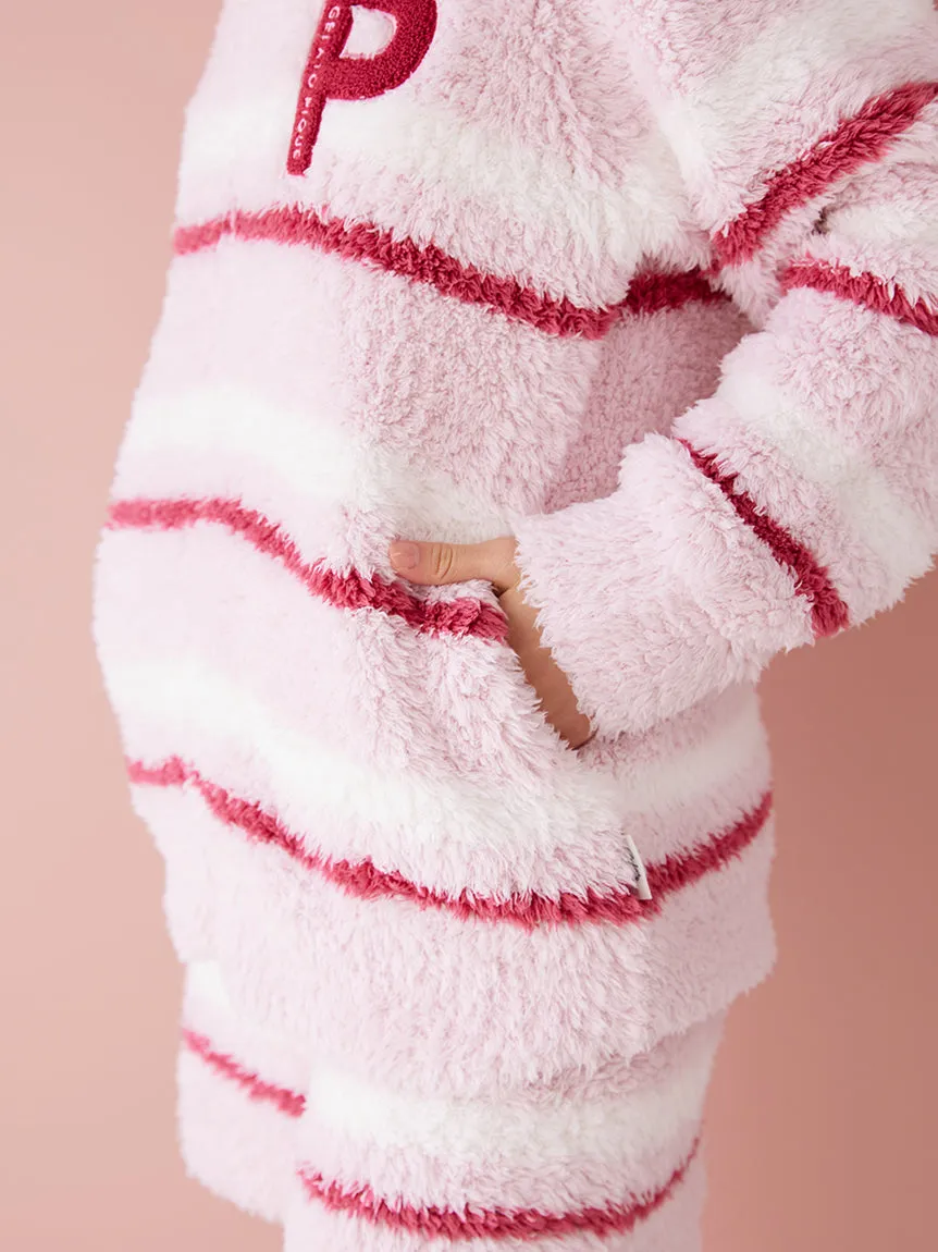 HOLIDAY Gelato Fuzzy Border Zip-Up Hoodie