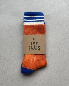 Ivy Ellis Highland Coast Castle Hill Orange Socks