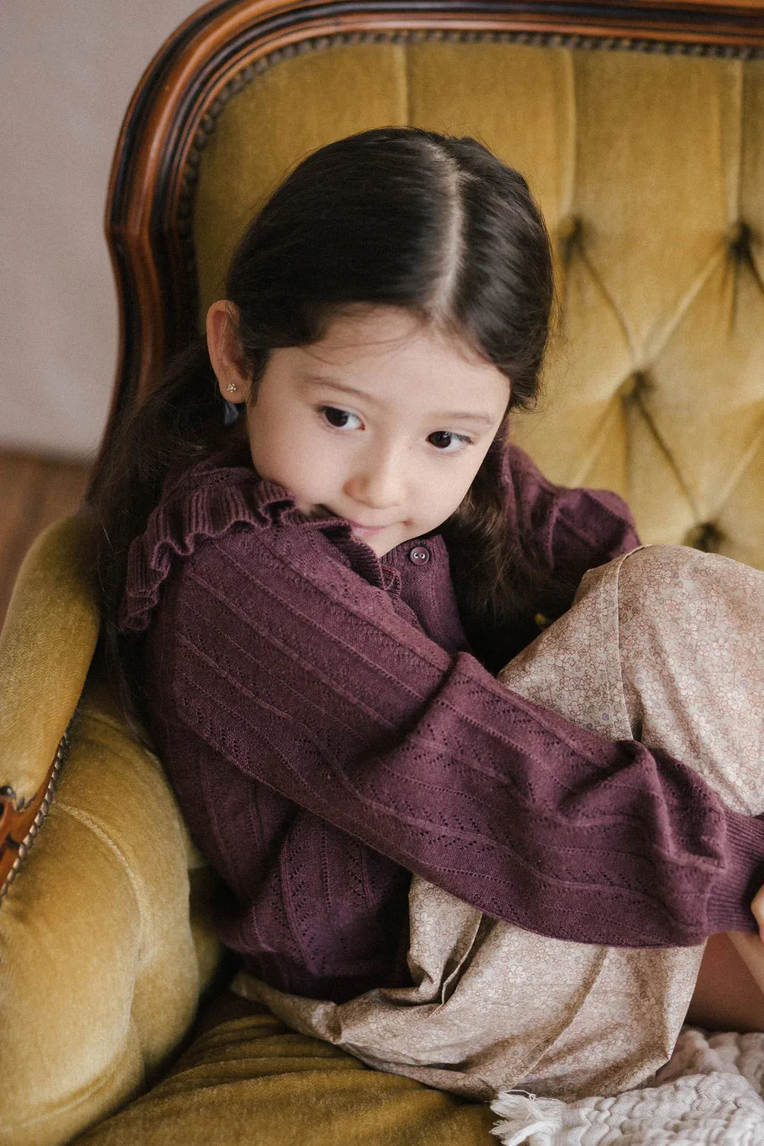 JAMIE KAY | Thea Cardigan - Wild Plum