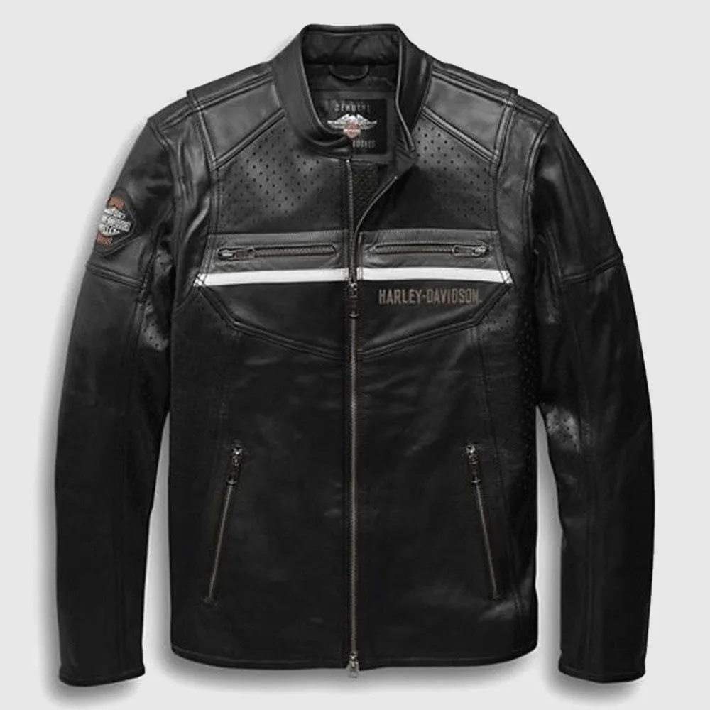Men’s Harley Davidson Llano Perforated Jacket