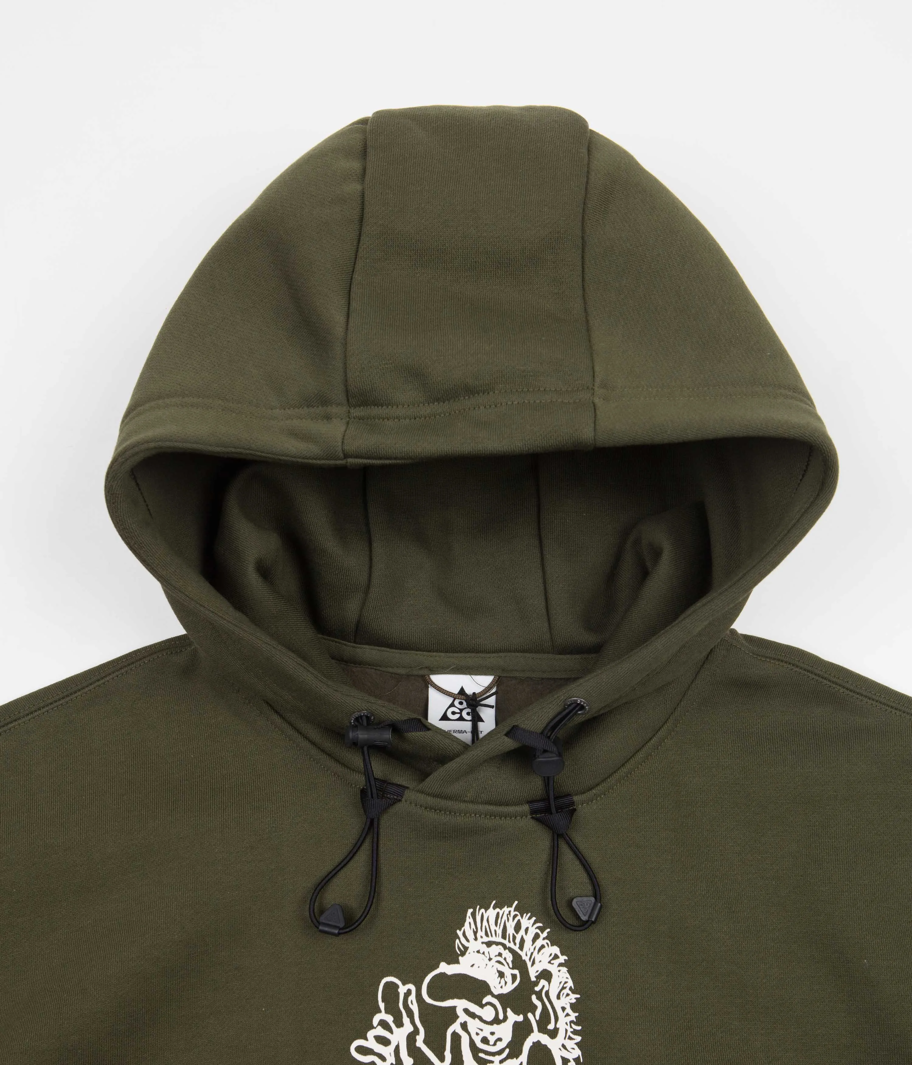 Nike ACG Troll Therma-FIT Fleece Hoodie - Cargo Khaki / Black / Summit White