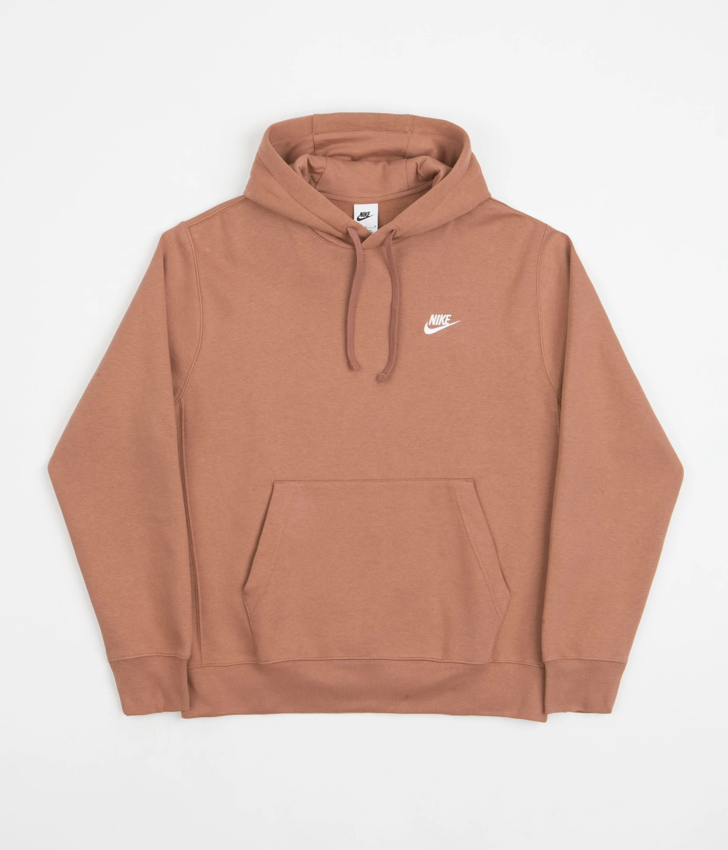 Nike Club Fleece Hoodie - Mineral Clay / Mineral Clay / White