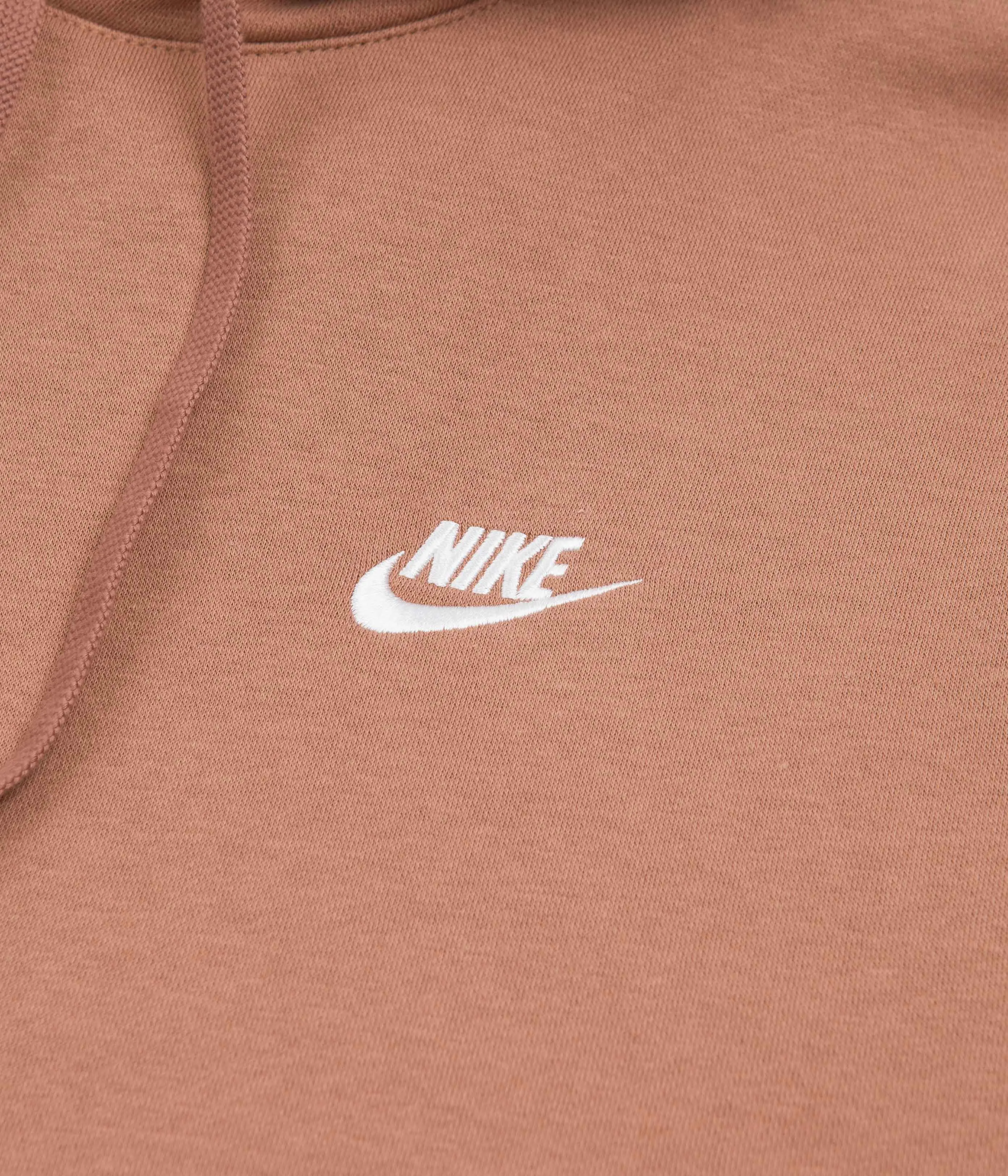 Nike Club Fleece Hoodie - Mineral Clay / Mineral Clay / White