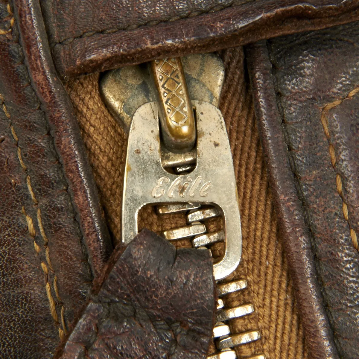 Original German WWII Luftwaffe Leather Flight Jacket