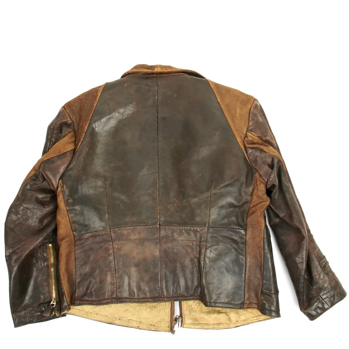 Original German WWII Luftwaffe Leather Flight Jacket