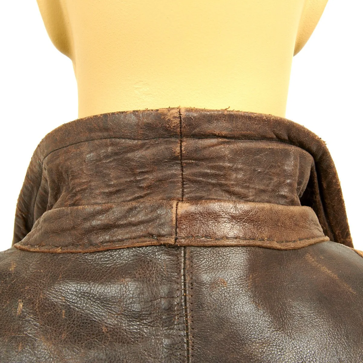 Original German WWII Luftwaffe Leather Flight Jacket