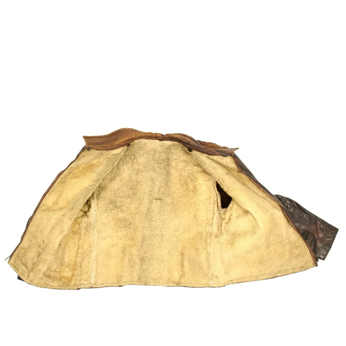 Original German WWII Luftwaffe Leather Flight Jacket