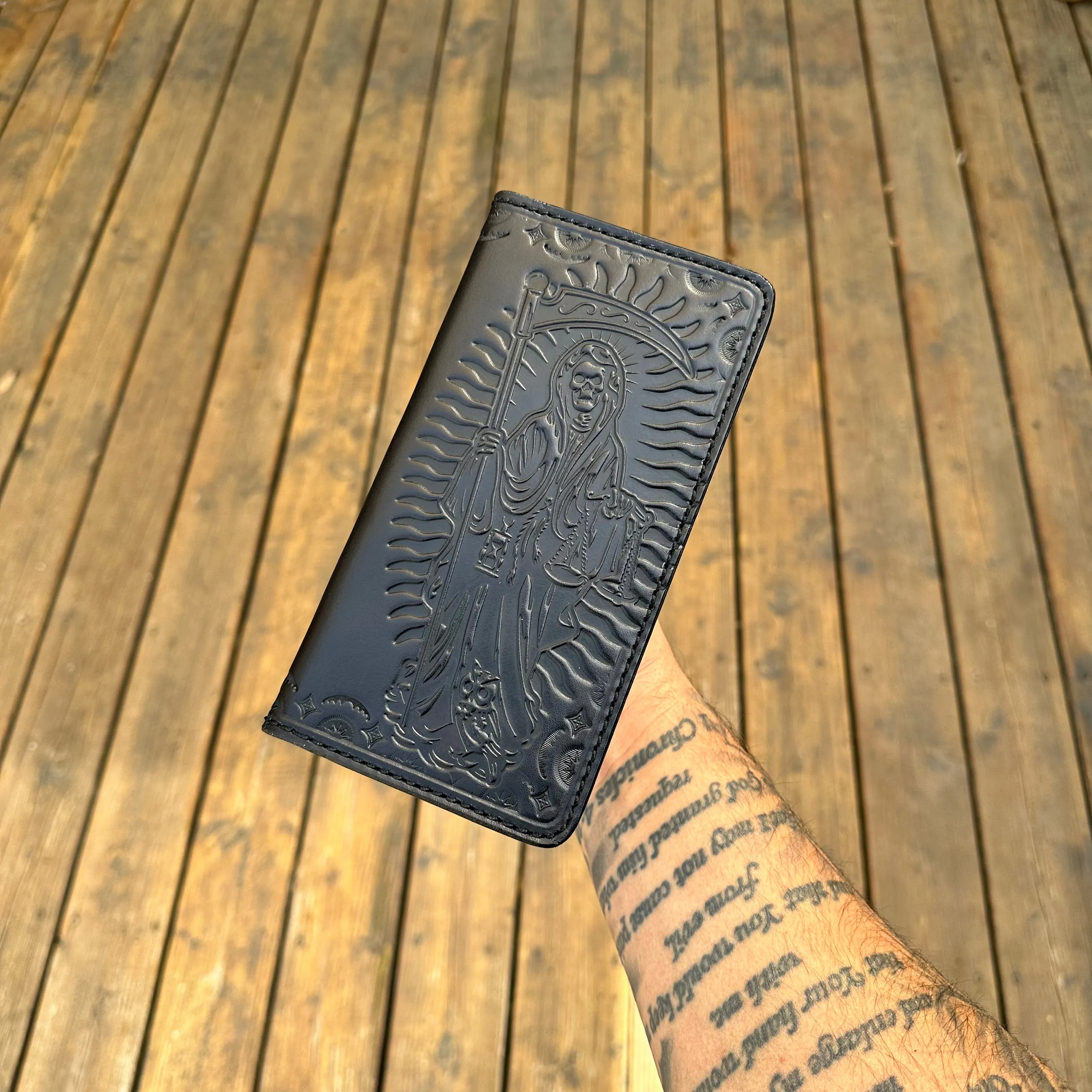 Santa Muerte Long Wallet