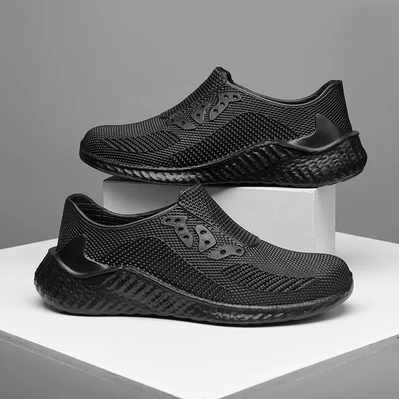 Step on the chef's shoes and deliver food delivery personnel to the hotel cafeteria kitchen. Anti slip, waterproof, and oil resistant work shoes EVA rain shoes 9061