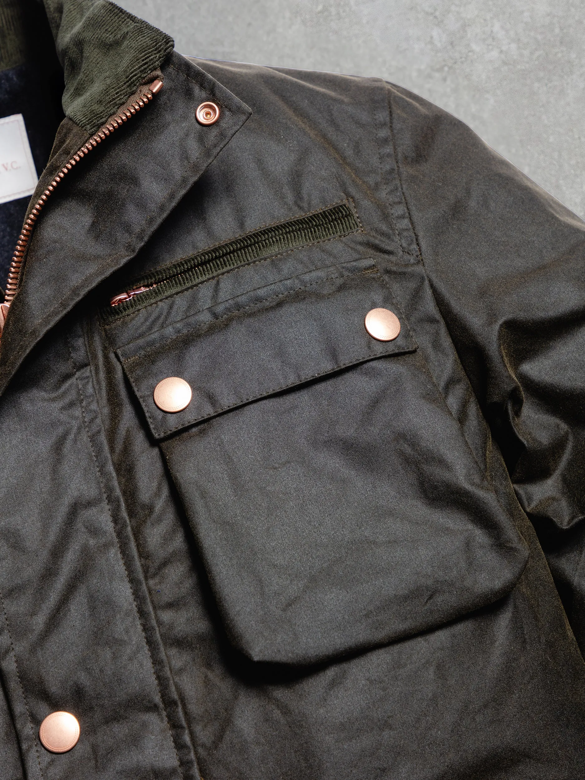 The Belgravia Biker - Olive