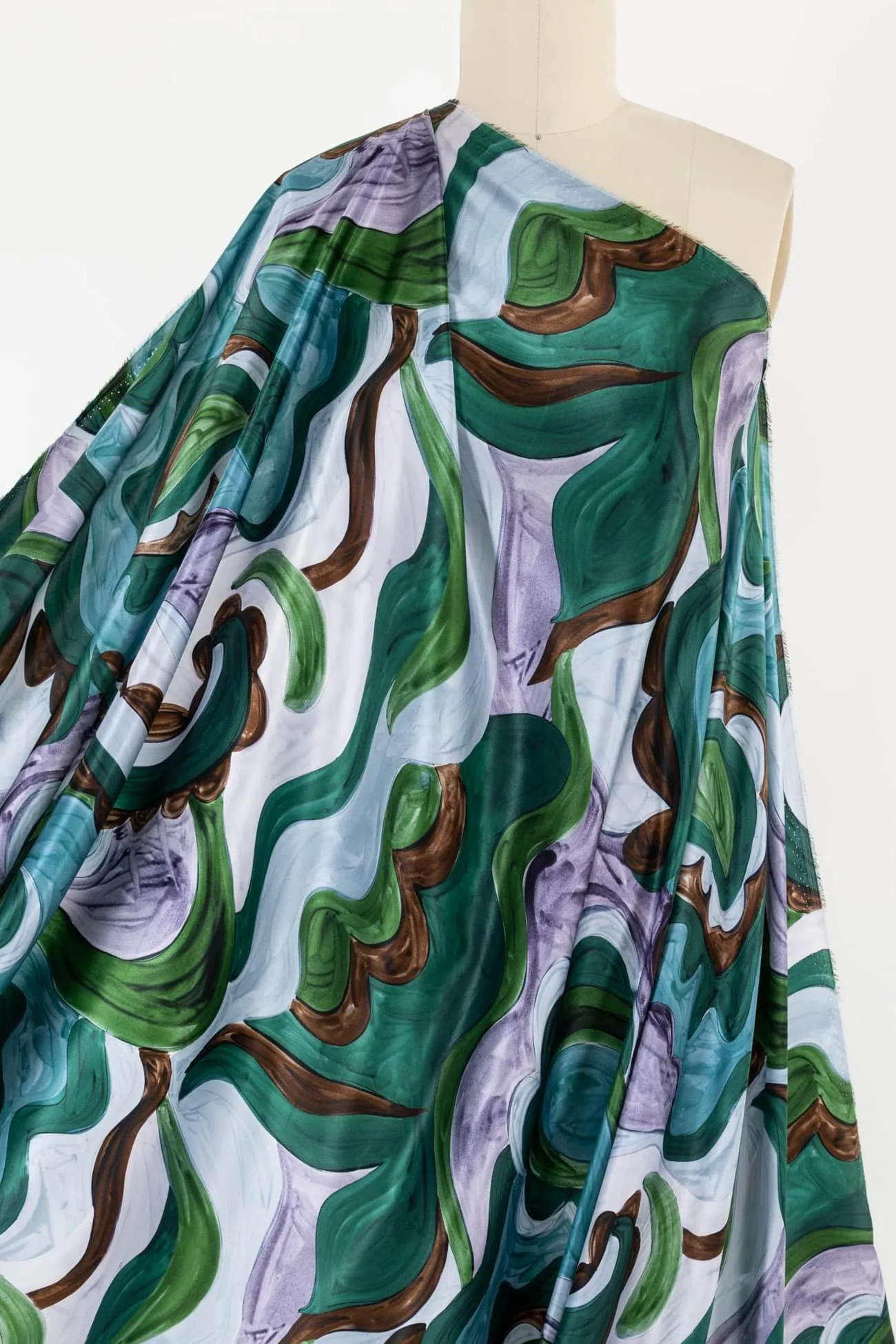 Tidepool Italian Silk Charmeuse Woven
