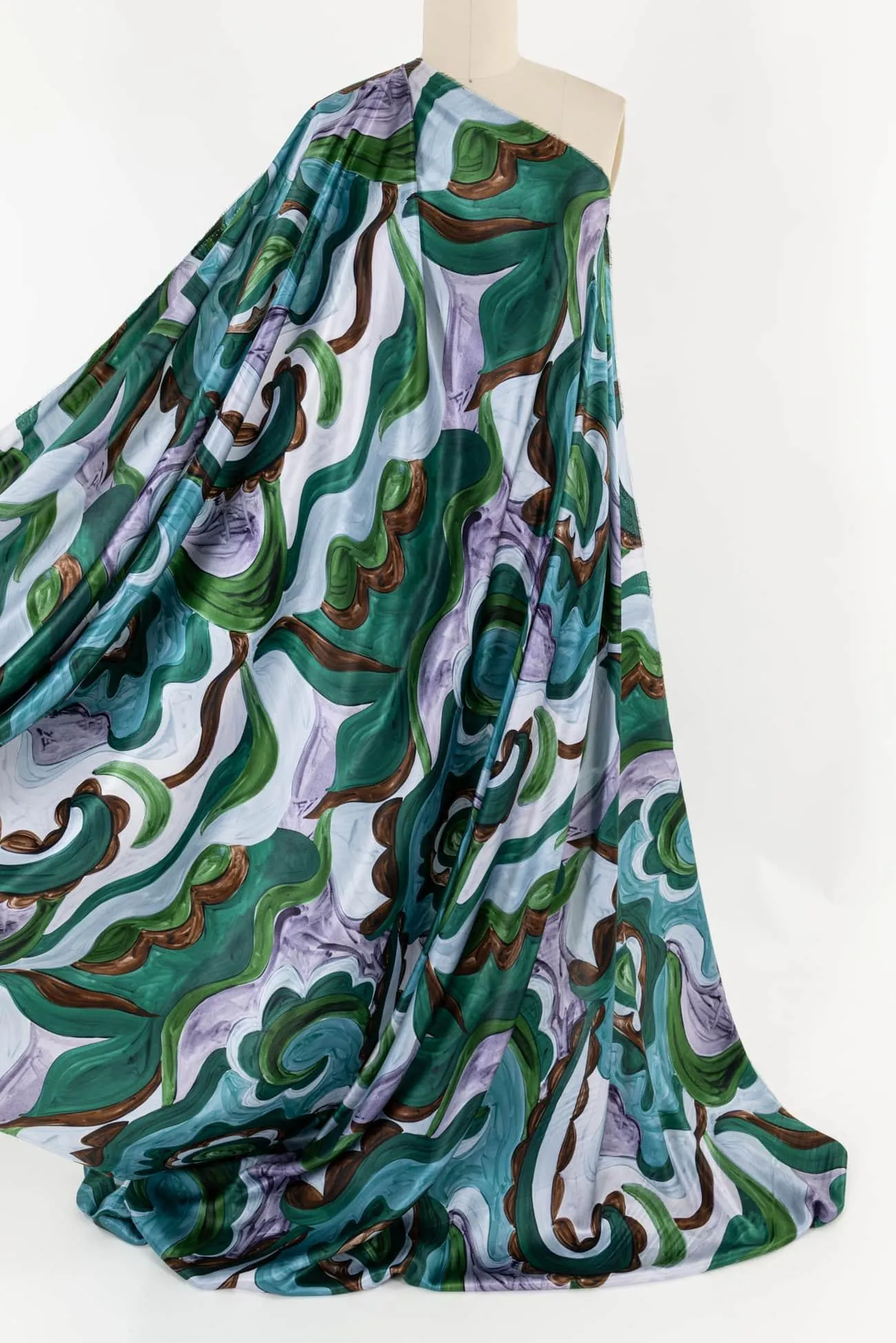Tidepool Italian Silk Charmeuse Woven