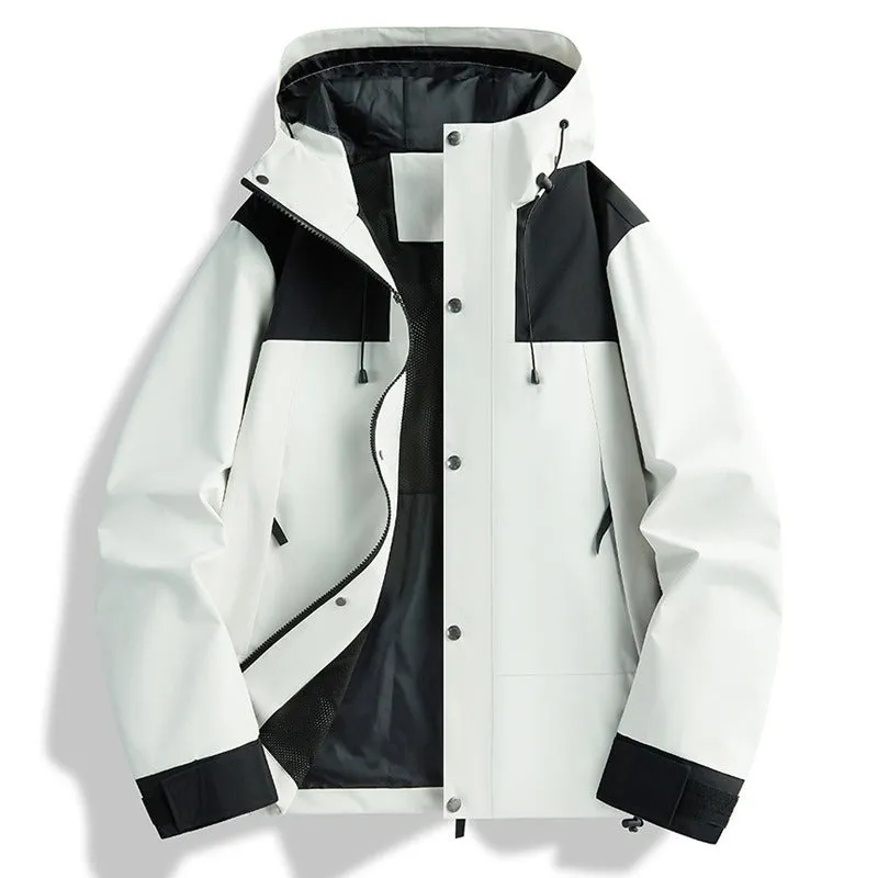 windproof and waterproof women's single-layer couple sports mountaineering clothing
