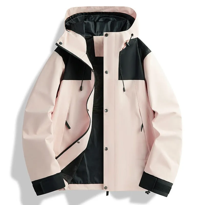 windproof and waterproof women's single-layer couple sports mountaineering clothing