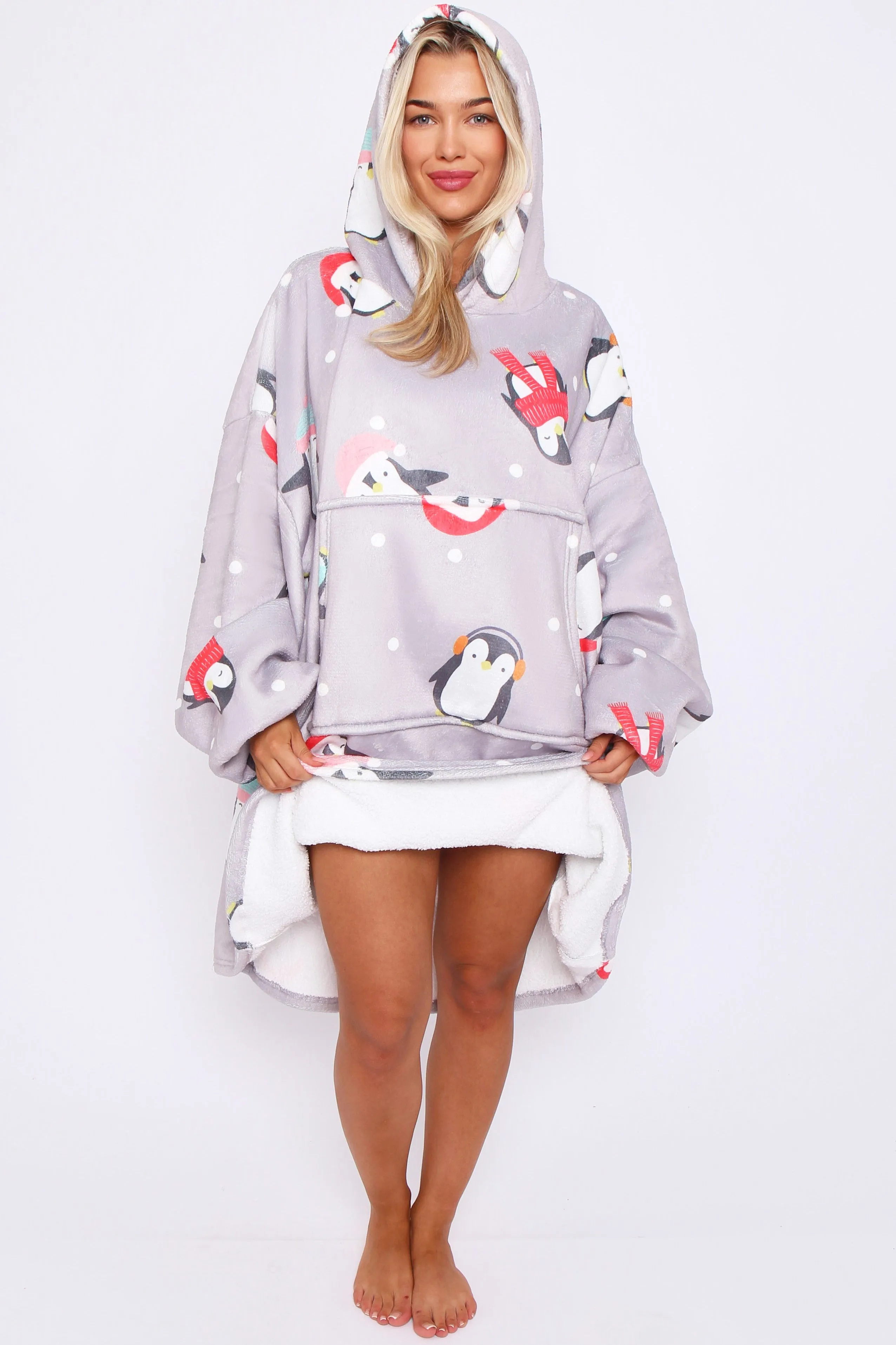 Xmas Penguin Pals Hoodie