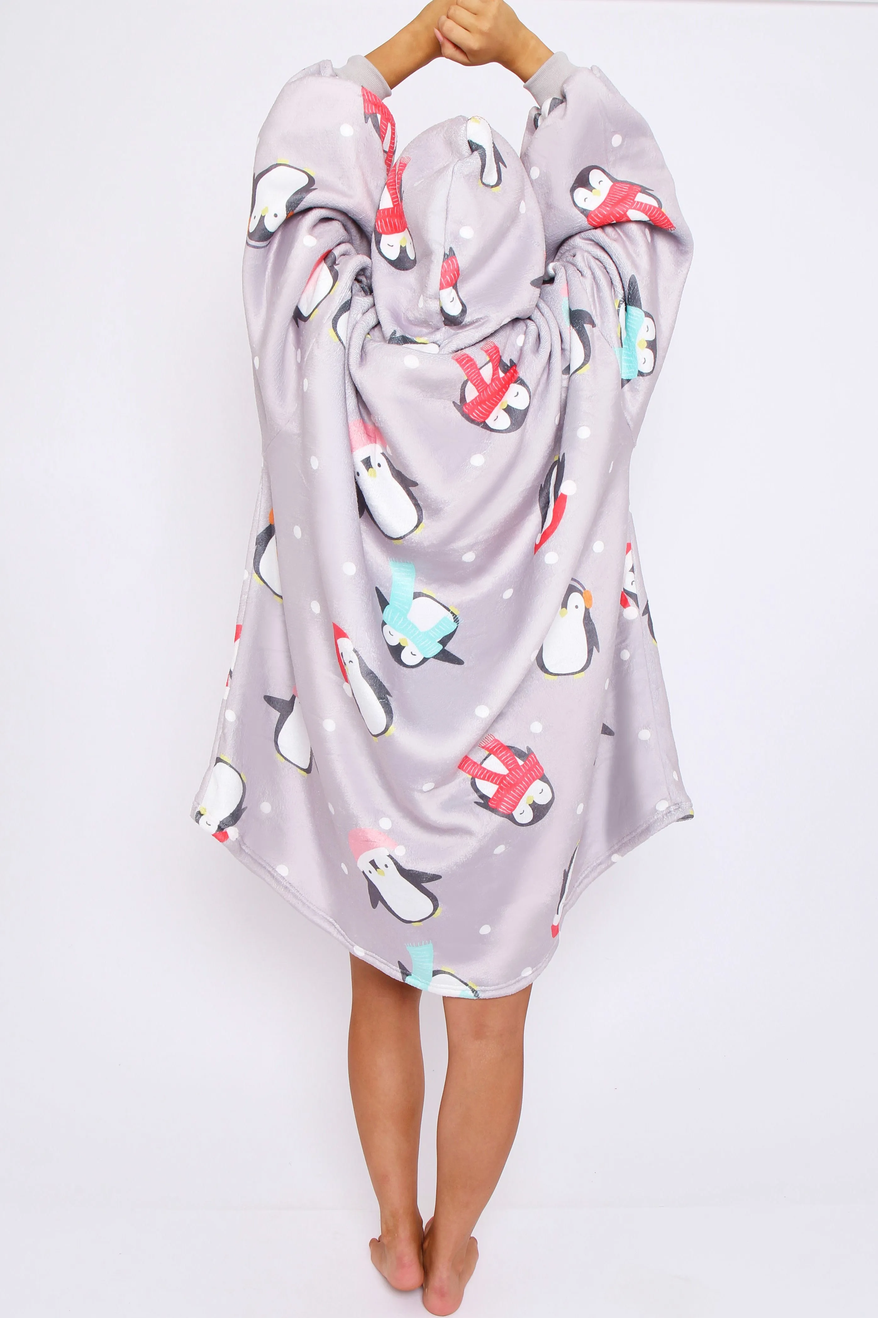 Xmas Penguin Pals Hoodie