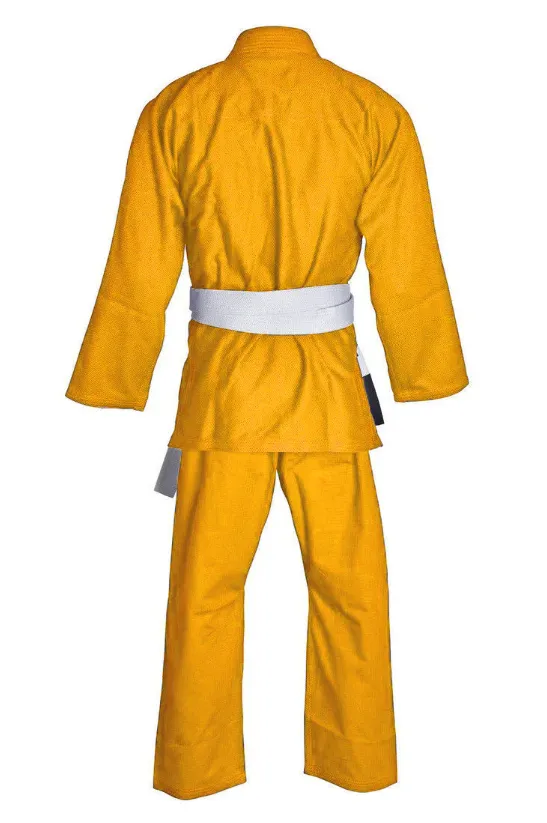 Yellow & Orange Color Custom Brazilian JIU-JITSU GI/ BJJ KIMONO