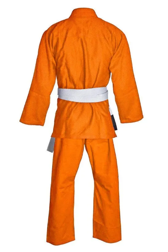 Yellow & Orange Color Custom Brazilian JIU-JITSU GI/ BJJ KIMONO