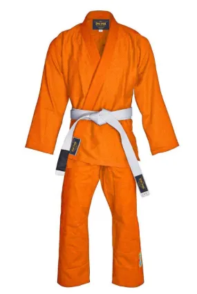 Yellow & Orange Color Custom Brazilian JIU-JITSU GI/ BJJ KIMONO